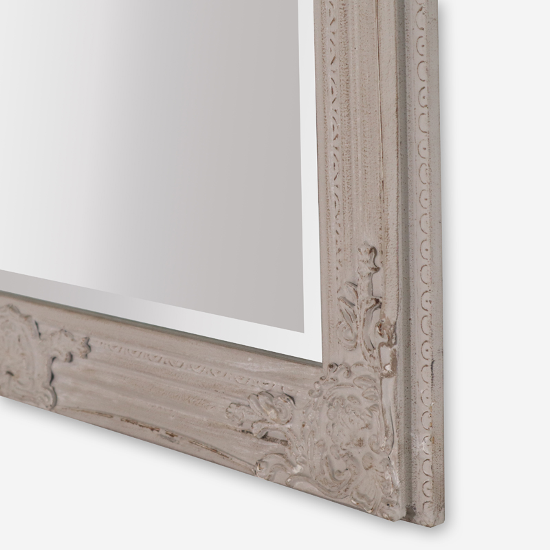 grey frame mirror